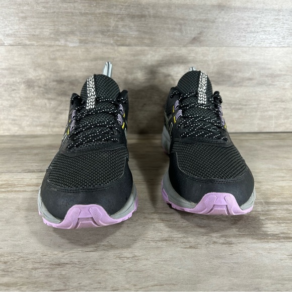 Asics Gel Venture 8 Trail Running Sneaker Black Purple Women 8 - Picture 4 of 11